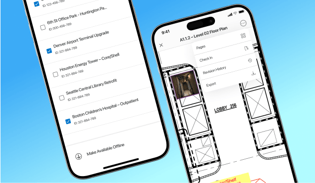 Bluebeam on mobile updates