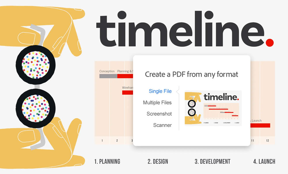 สร้าง PDF จากไฟล์ประเภทอื่นๆ