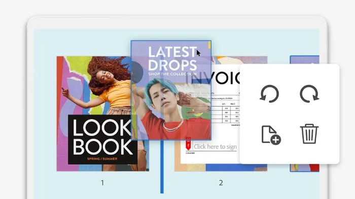 จัดระเบียบและจัดเรียงหน้า
