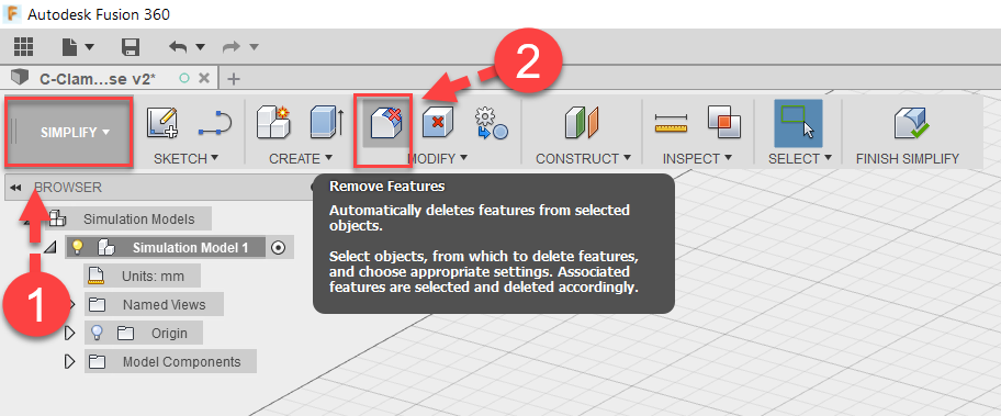 Fusion 360 tip & trick 47 Simplify Feature 