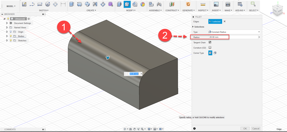 Fusion 360 Tips & Tricks 71 press pull