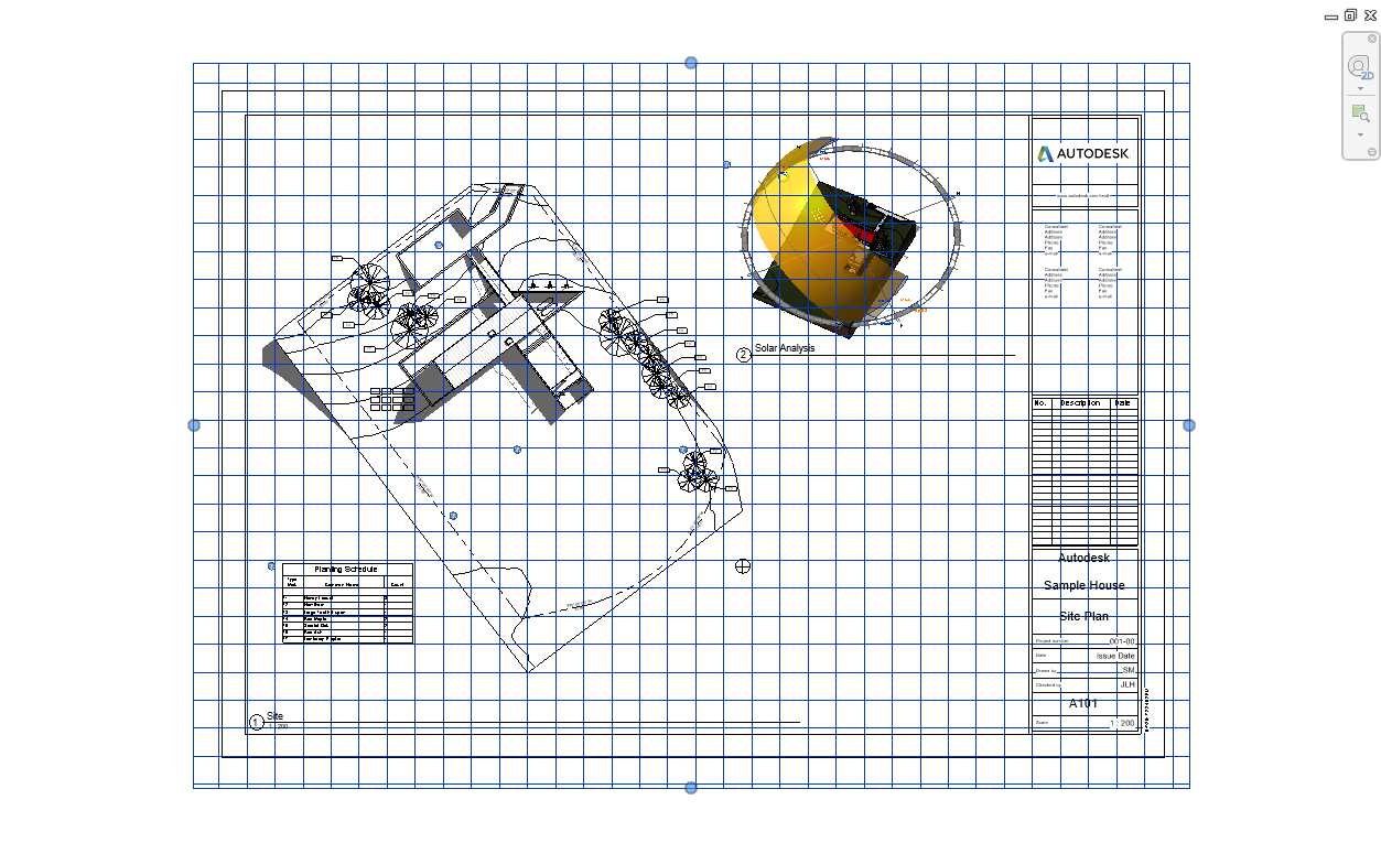 revit tip : สร้างเส้นแนวอ้างอิง