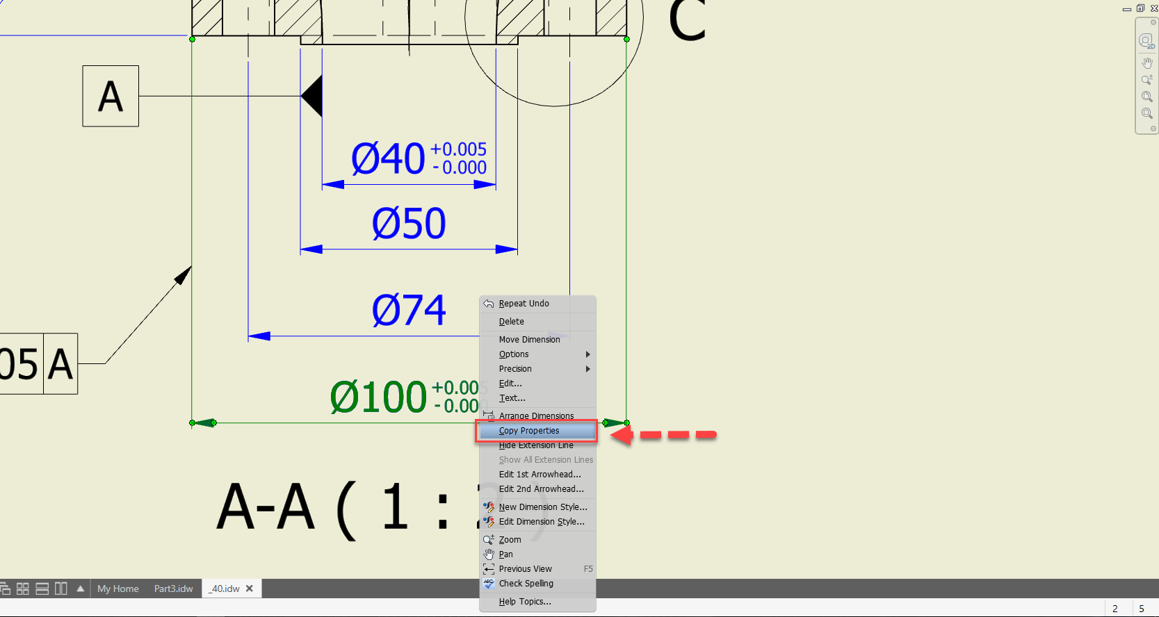 Inventor Tip & Trick 78 : Copy Properties