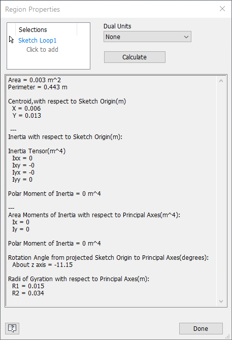 inventor tip & trick 81 การหาพื้นที่