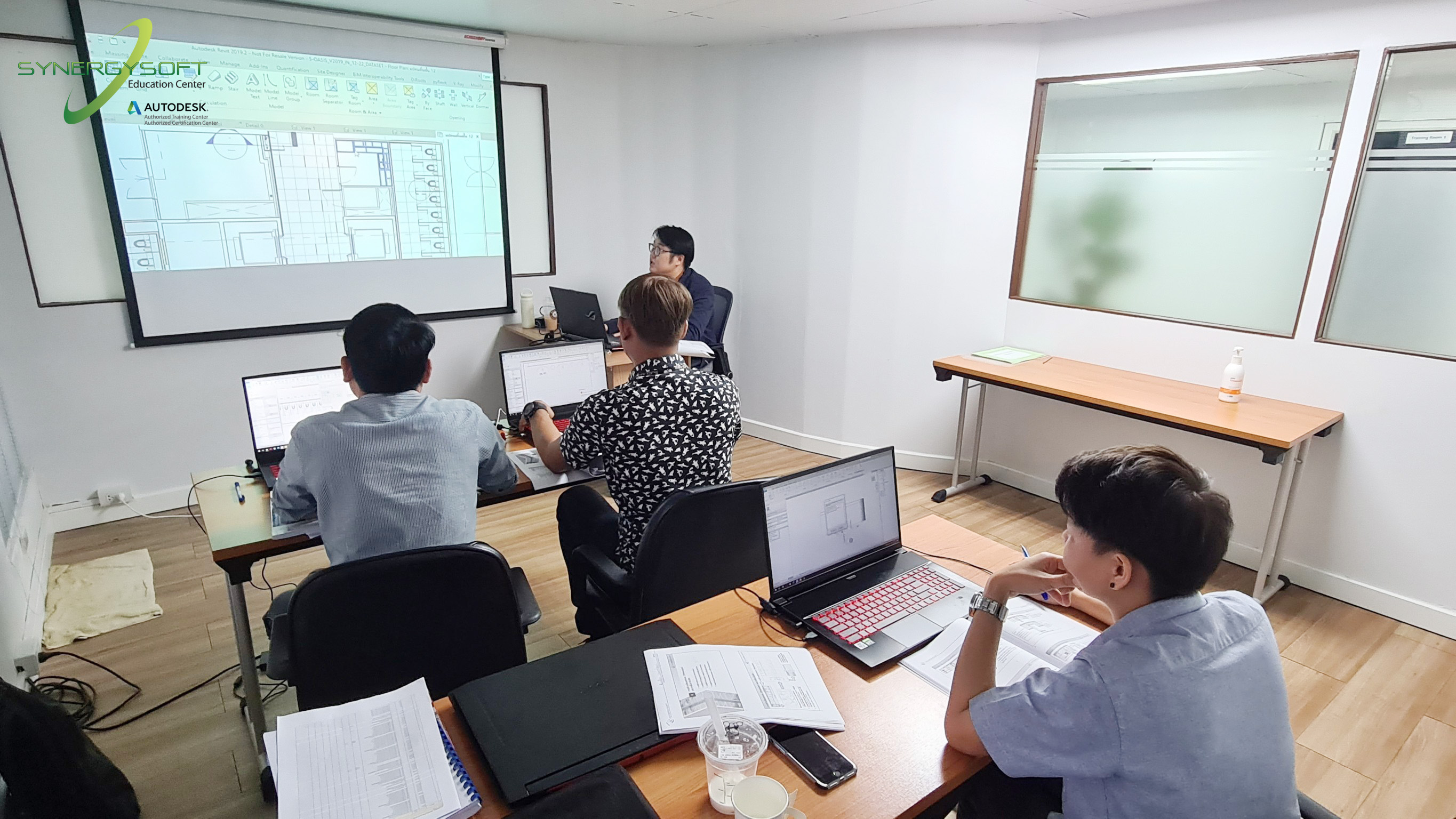 Synergysoft Education Autodesk  Revit for Interior Design in Large Building Project