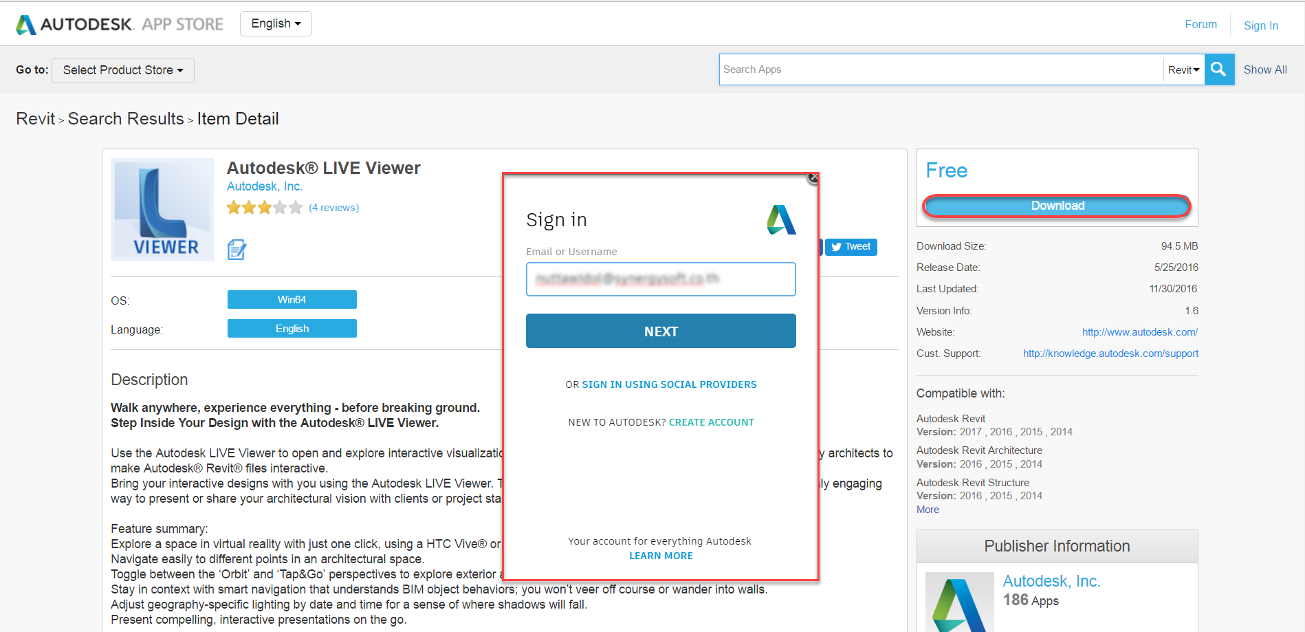 Autodesk LIVE Viewer