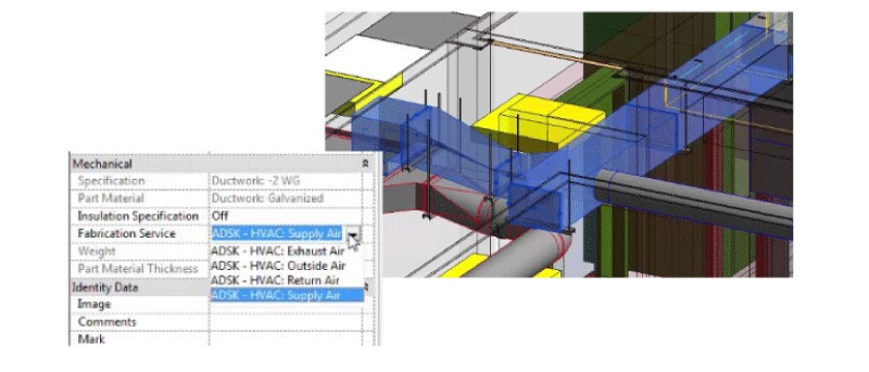 Revit 2017.1 For MEP Change service