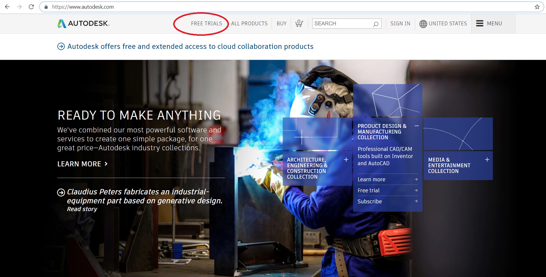 2.choose free trails