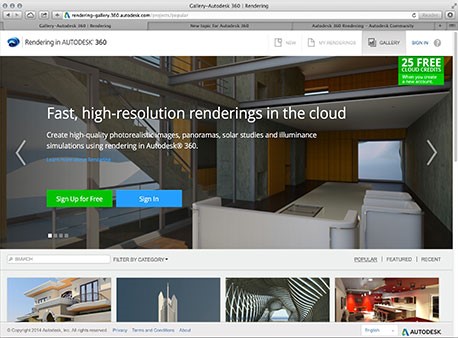 Autodesk Rendering in A360