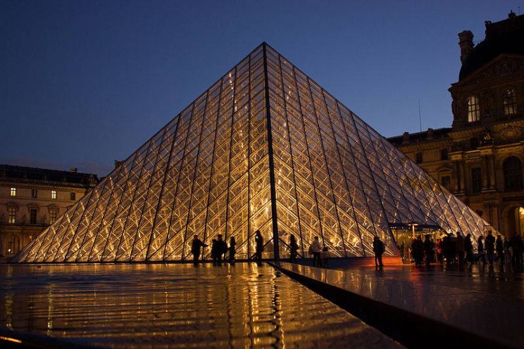 6. The Louvre Pyramid