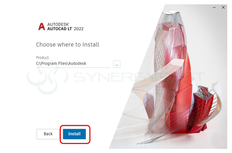 insall AutoCADLT2022 05