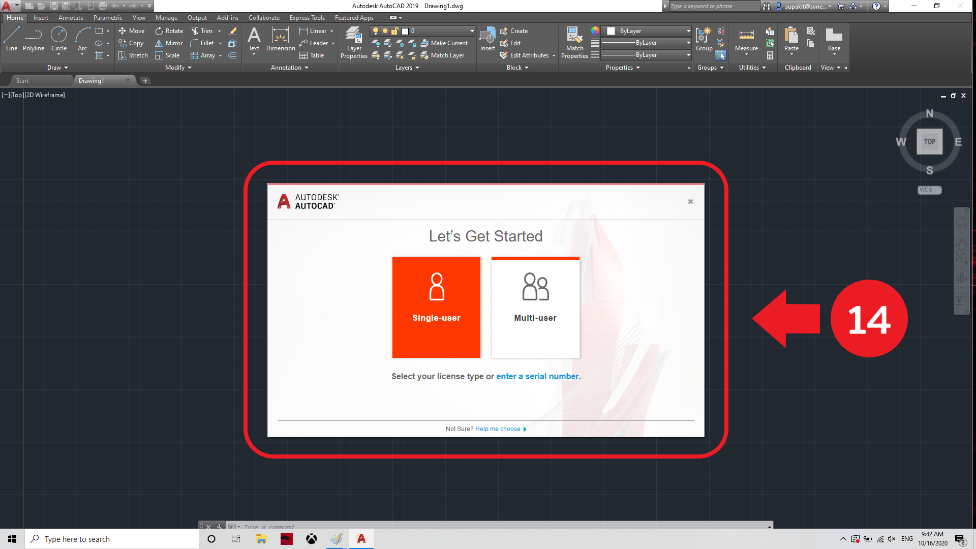 Change Netwok to Single19