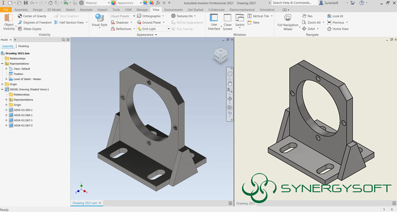 01 Shaded Drawing View