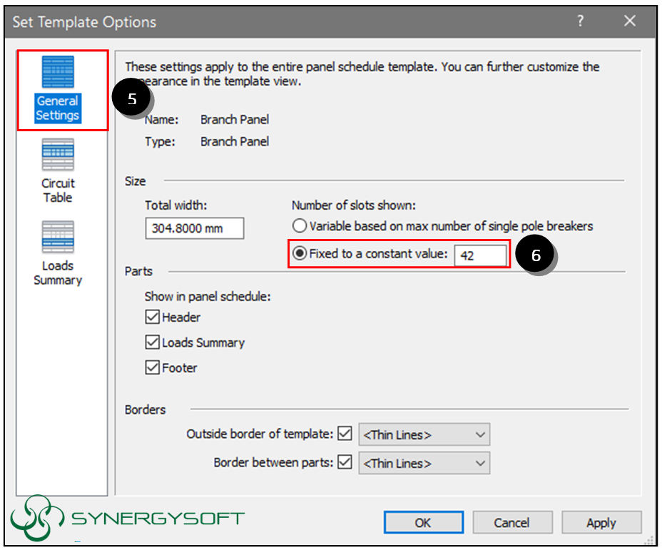 Auto shading in Two Colum Panel Schedule5