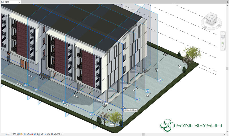 CT 04 GRID IN 3D VIEW 04
