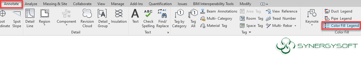 ROOM COLOR FILL LEGEND 01