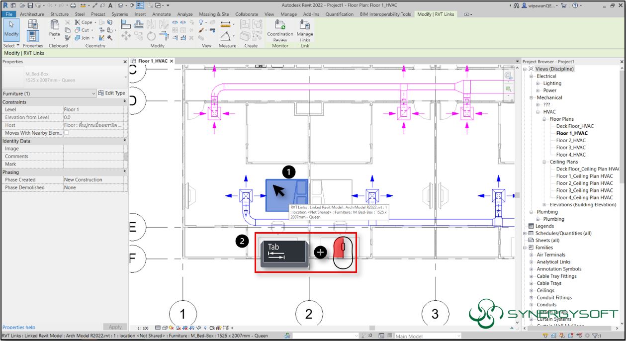 Select Elements from a Linked Model 1