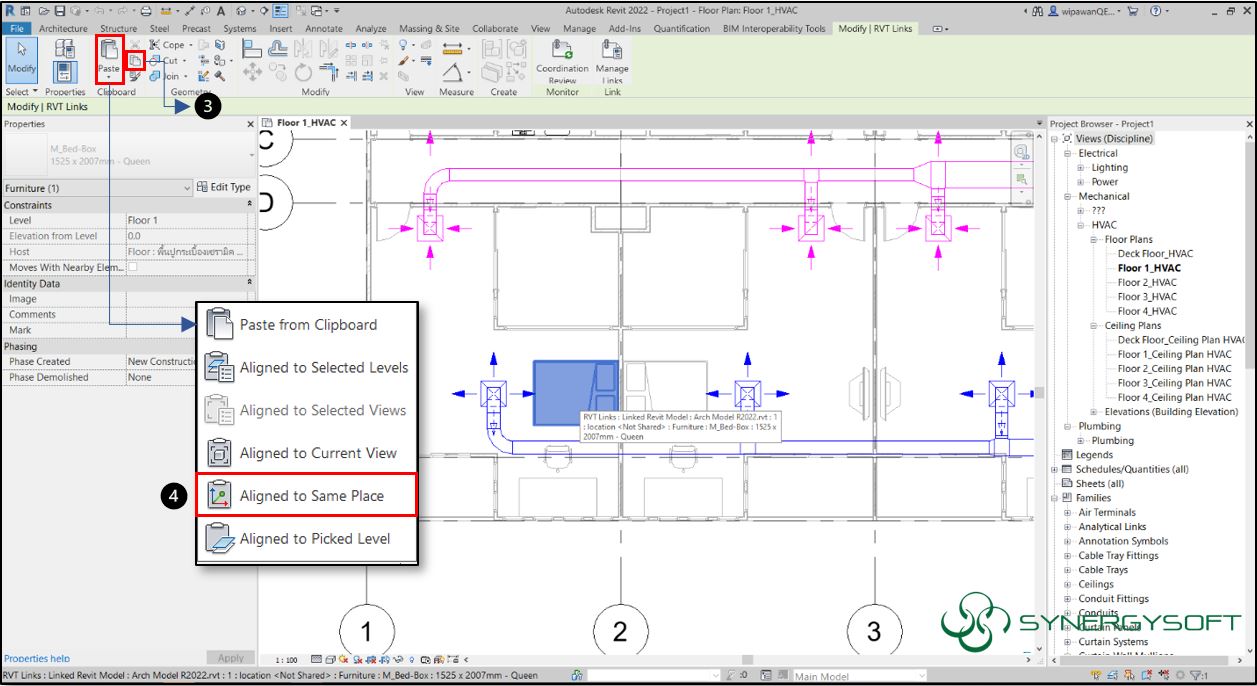 Select Elements from a Linked Model 2