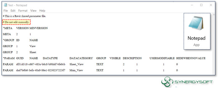 Shared Parameter File 6