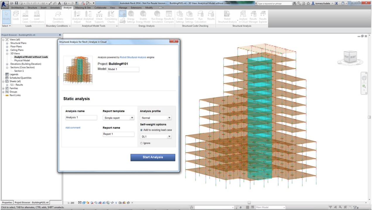 Synergysoft : Autodesk Structure Analysis for Revit