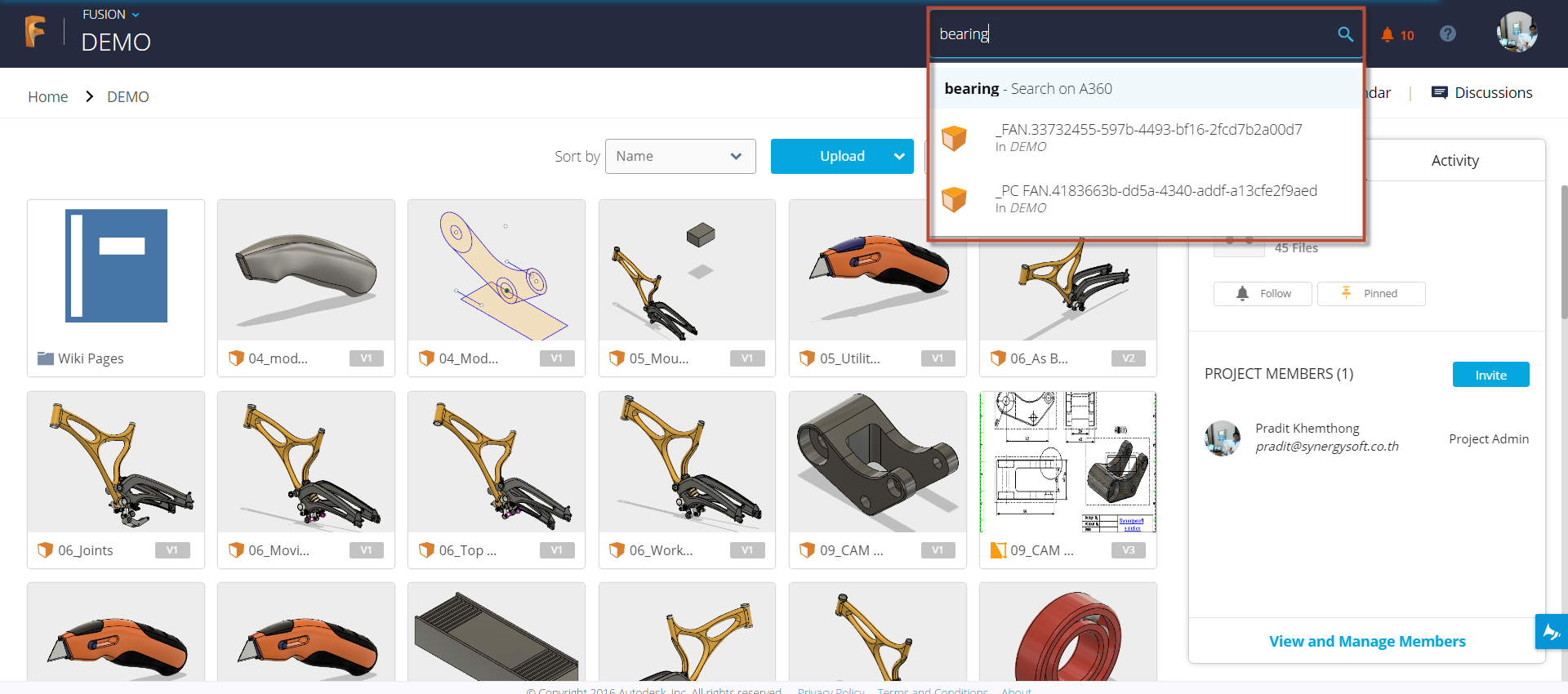 Autodesk Fusion 360 Team