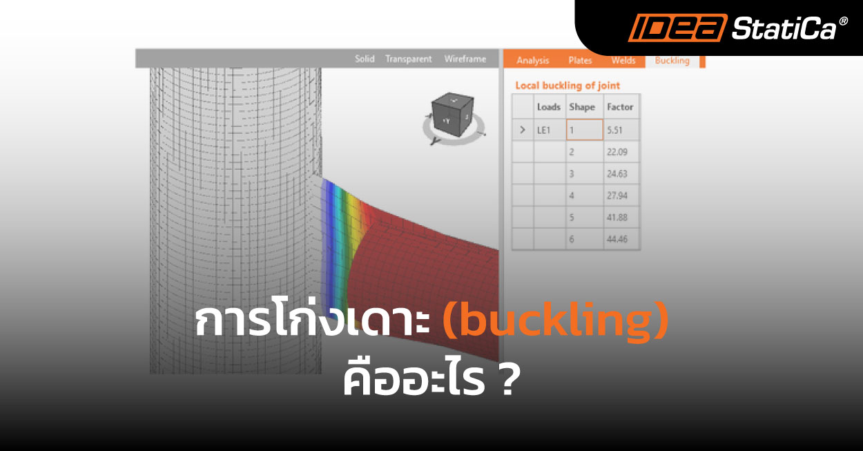 การโก่งเดาะคืออะไร ? (buckling)
