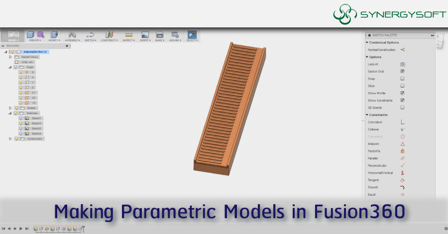 Making Parametric Models in Fusion360