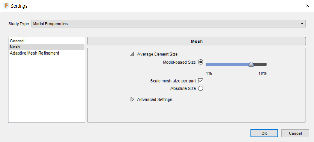 Frequency Simulation using Fusion 360